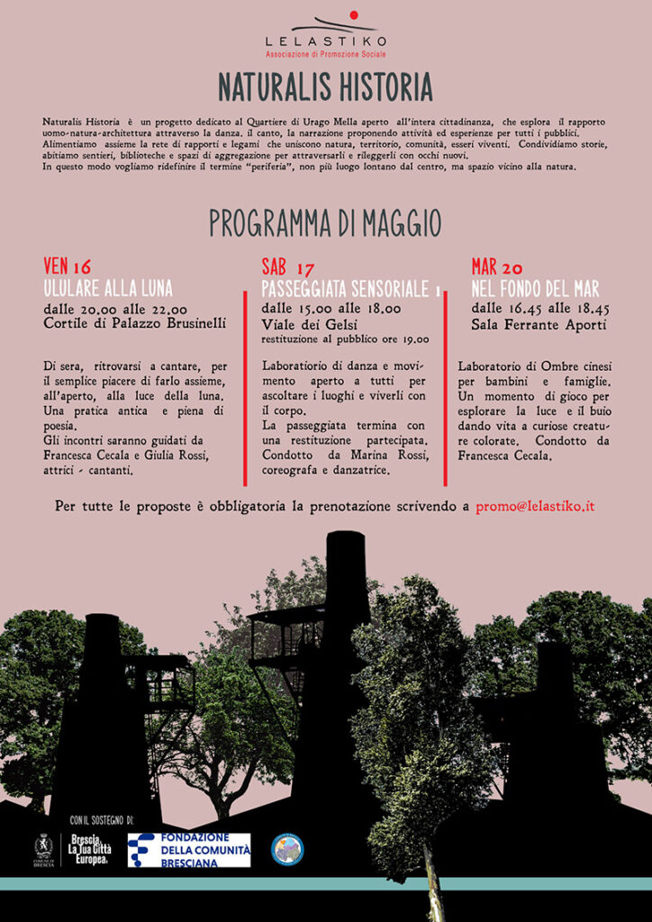 Naturalis Historia - Programma di maggio